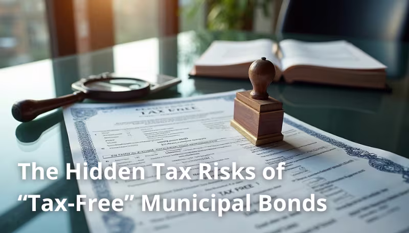 Cover image for article on tax-free municipal bonds — uncovering 7 hidden tax traps that reduce investor returns in 2025